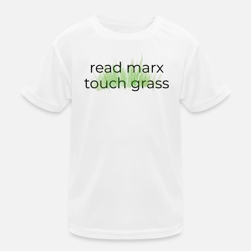 Read Marx, Touch Grass  Kinder Funktions-T-Shirt