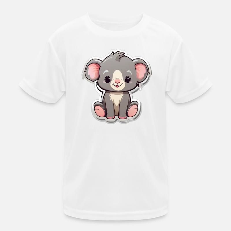 Pastel Cuddly Koala Kids Functional T-Shirt
