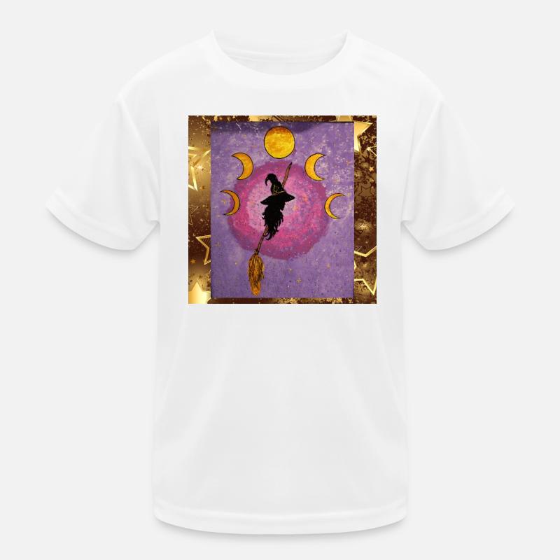 Sorcière Stellaire sur le Balai T-shirt sport Enfant