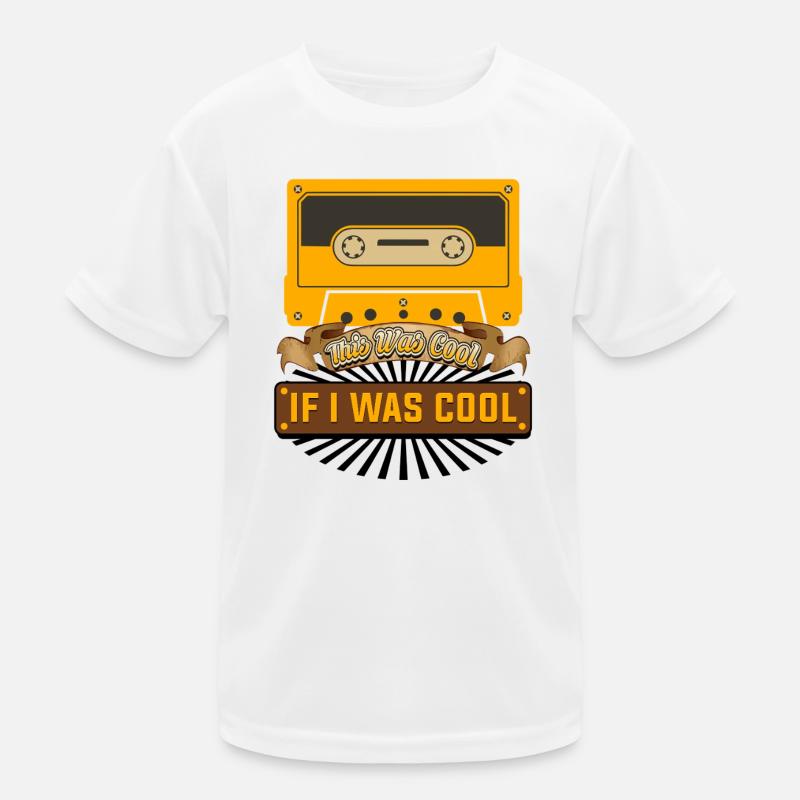 Retro Cassette Tape Funny Quote Design Kinder Funktions-T-Shirt