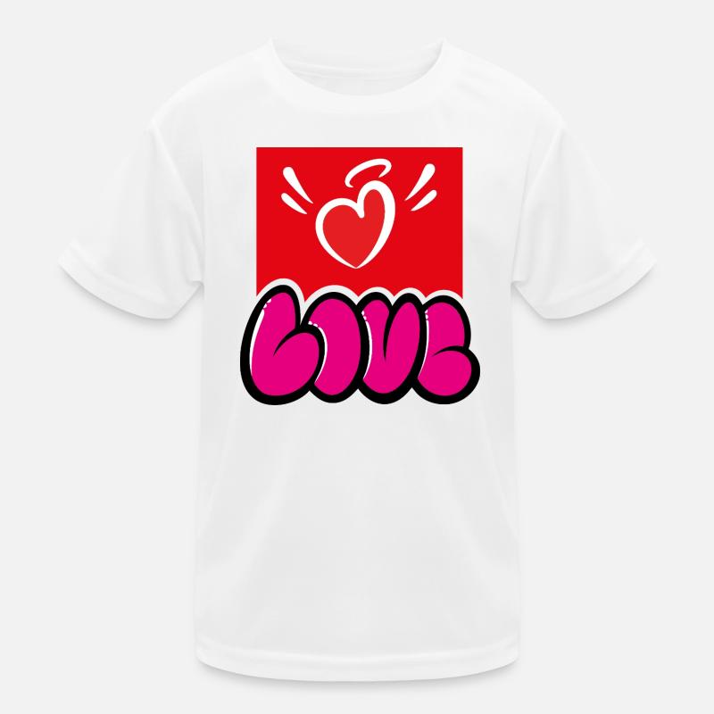 J’adore l’art de rue T-shirt sport Enfant