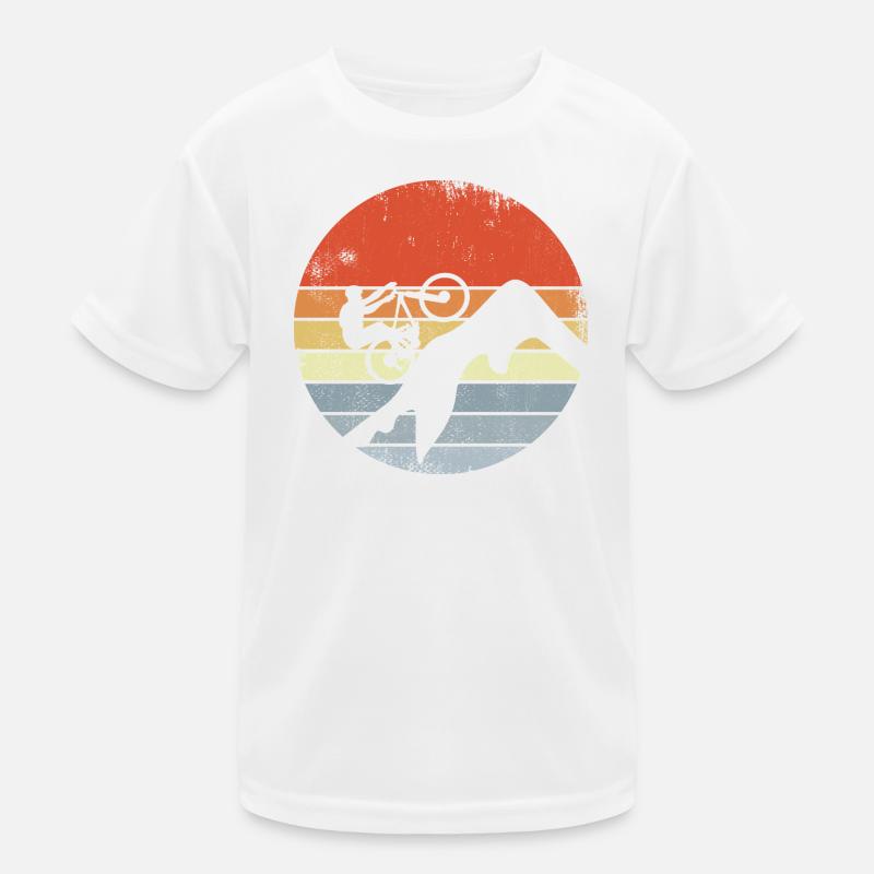 Dessin vintage de VTT T-shirt sport Enfant