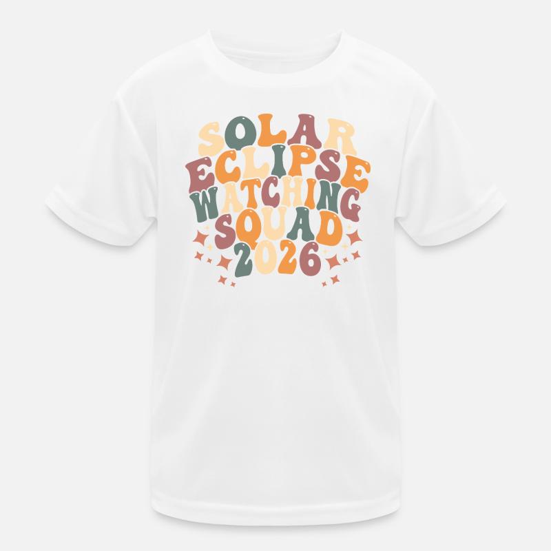 Équipe d’éclipse solaire 2026 T-shirt sport Enfant