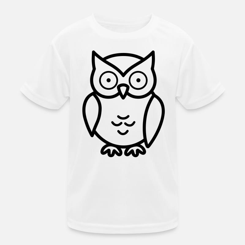 Eule Kinder Funktions-T-Shirt