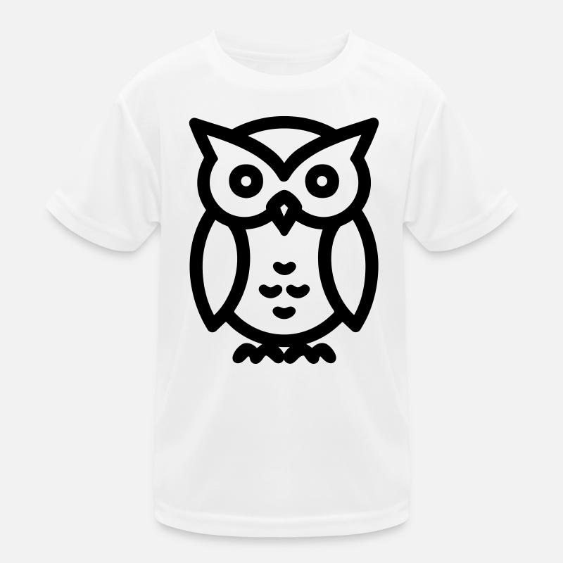 Eule Kinder Funktions-T-Shirt