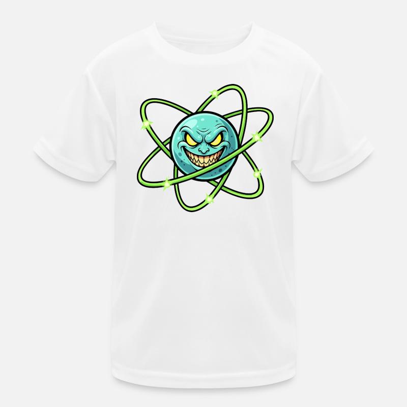 Grim Moon with Atomic Ring Kids Functional T-Shirt