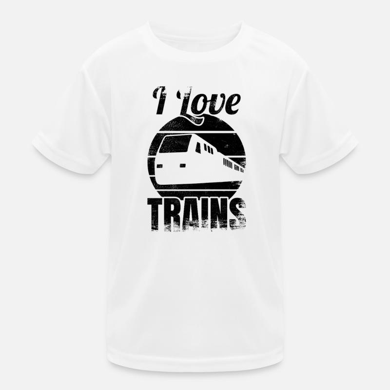 Railway lovers Kids Functional T-Shirt