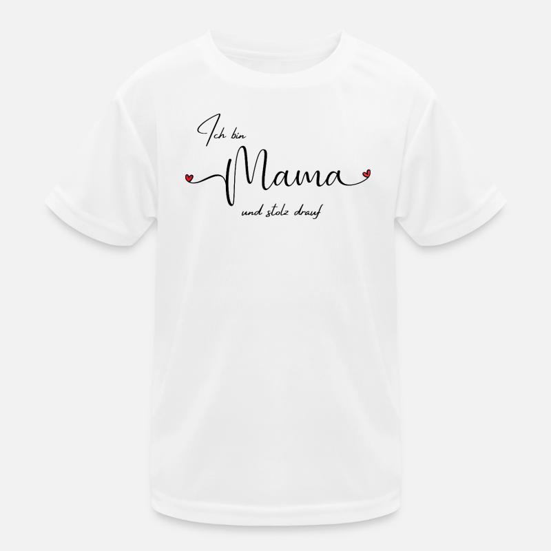 LIEBEVOLL Mamastolz Kinder Funktions-T-Shirt
