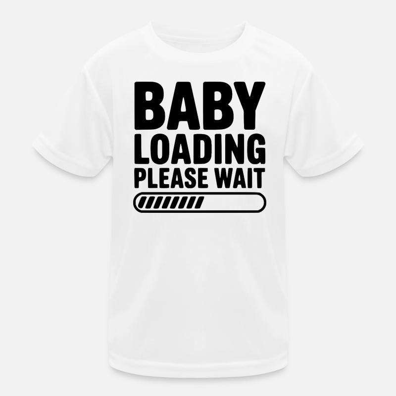 Baby Loading Please Wait Kids Functional T-Shirt