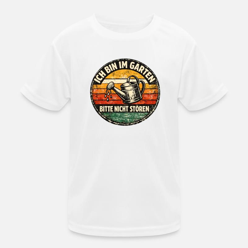 Gartenruhe Bitte Nicht Stören Kinder Funktions-T-Shirt
