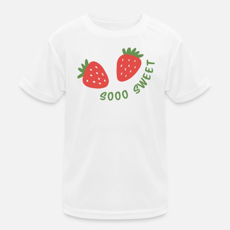 Fraise tellement mignonne, design de fruit T-shirt sport Enfant