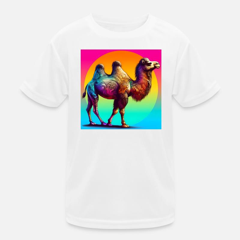 Kamel Kinder Funktions-T-Shirt