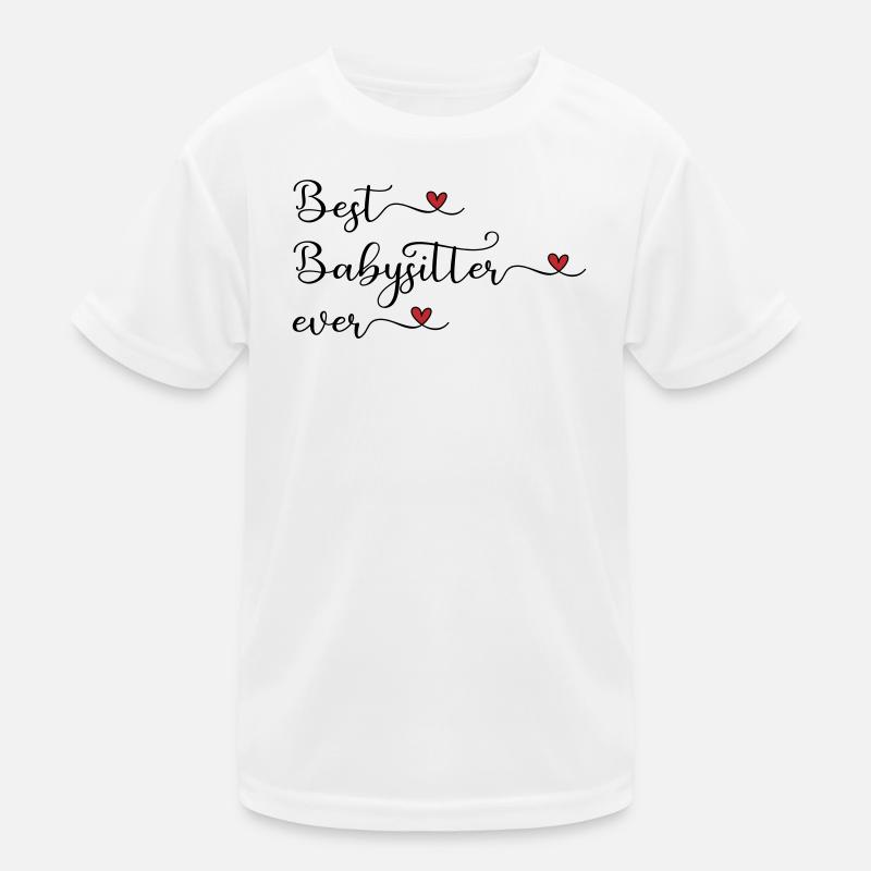 Bester Babysitter Kinder Funktions-T-Shirt
