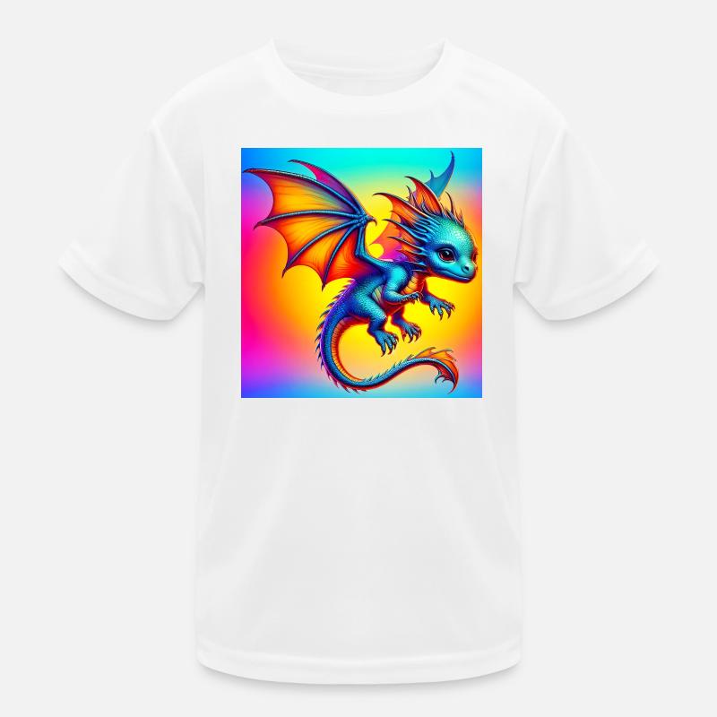 Drache Kinder Funktions-T-Shirt