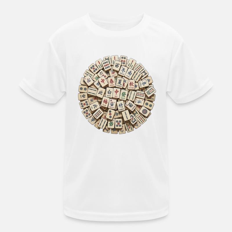 Seasons Mahjong Circle Kids Functional T-Shirt