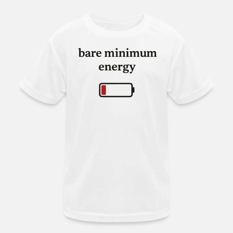 Bare Minimum Energie Kinder Funktions-T-Shirt