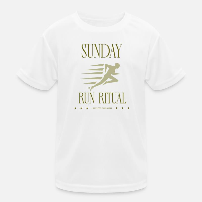 Runner - Sunday Run Ritual Kids Functional T-Shirt