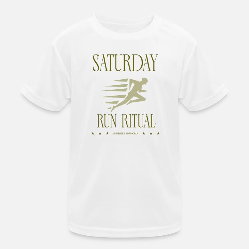 Coureur - Rituel de la course du samedi T-shirt sport Enfant