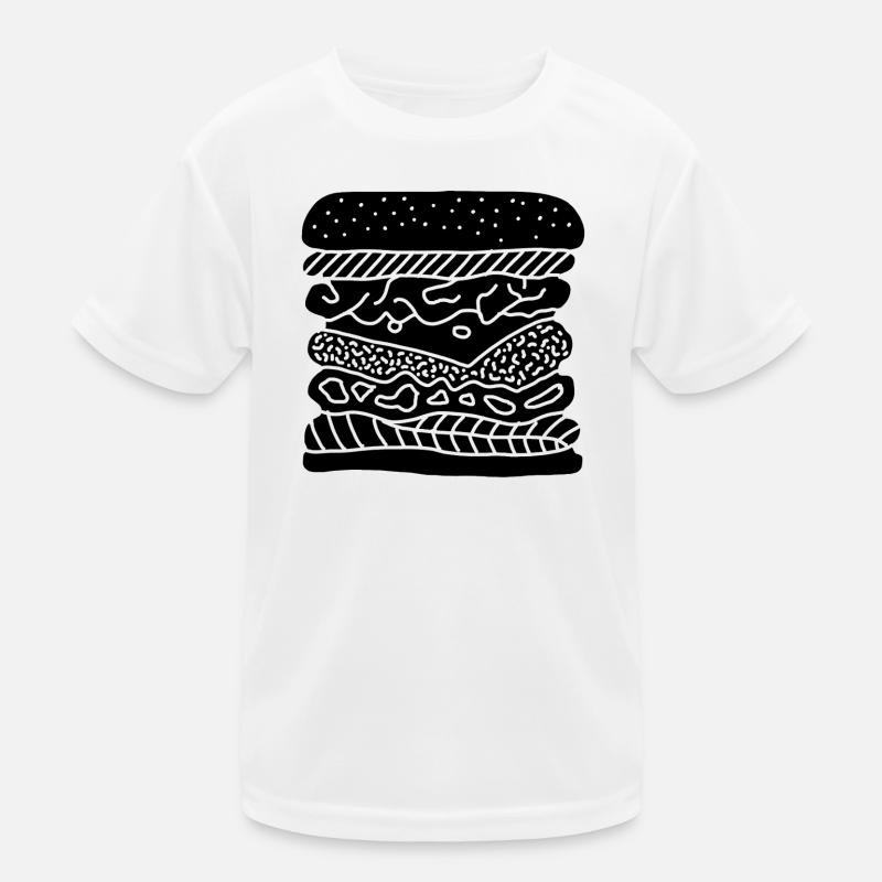 Stacked Burger Kinder Funktions-T-Shirt