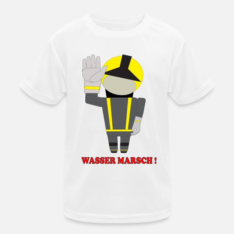 Wasser Marsch Feuerwehrheld Kinder Funktions-T-Shirt