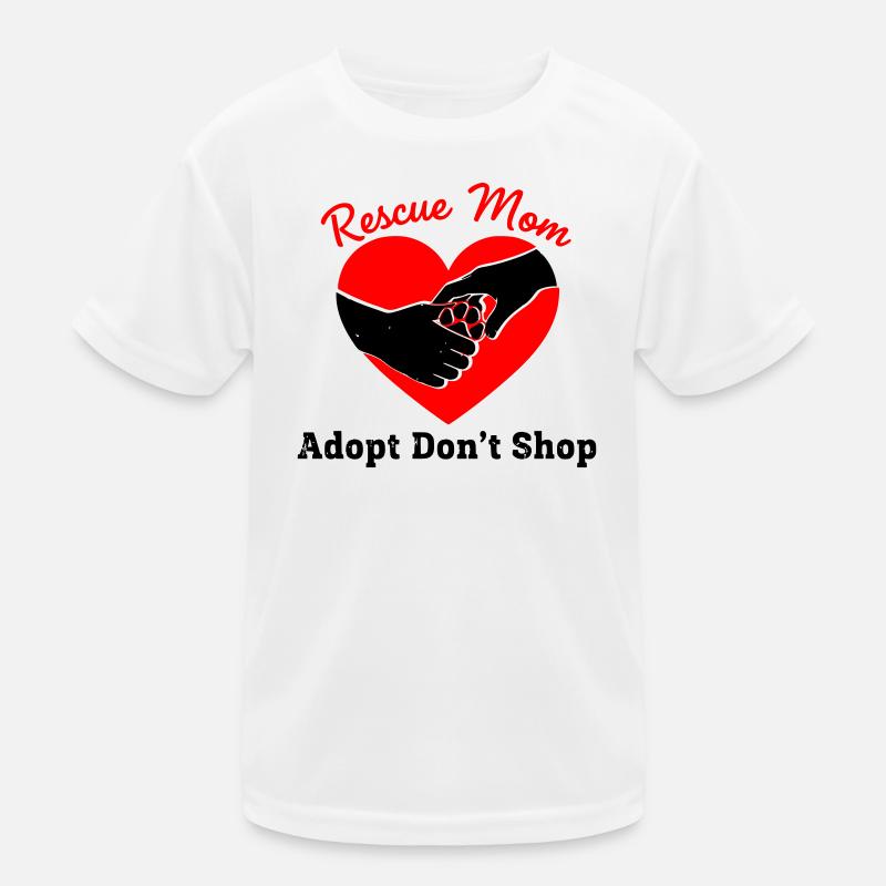 Cœur de protection animale de la maman sauvée T-shirt sport Enfant