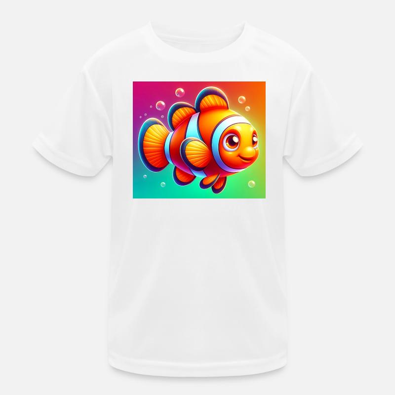 Clownfisch Kinder Funktions-T-Shirt