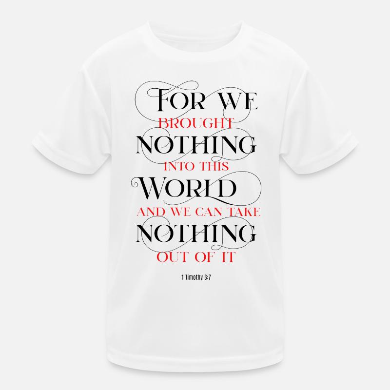 Ne prends rien T-shirt sport Enfant