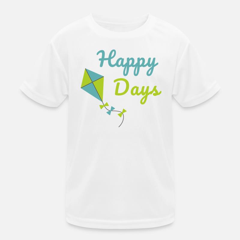 Happy Days Kite Cute Summer Vibes Design Kinder Funktions-T-Shirt