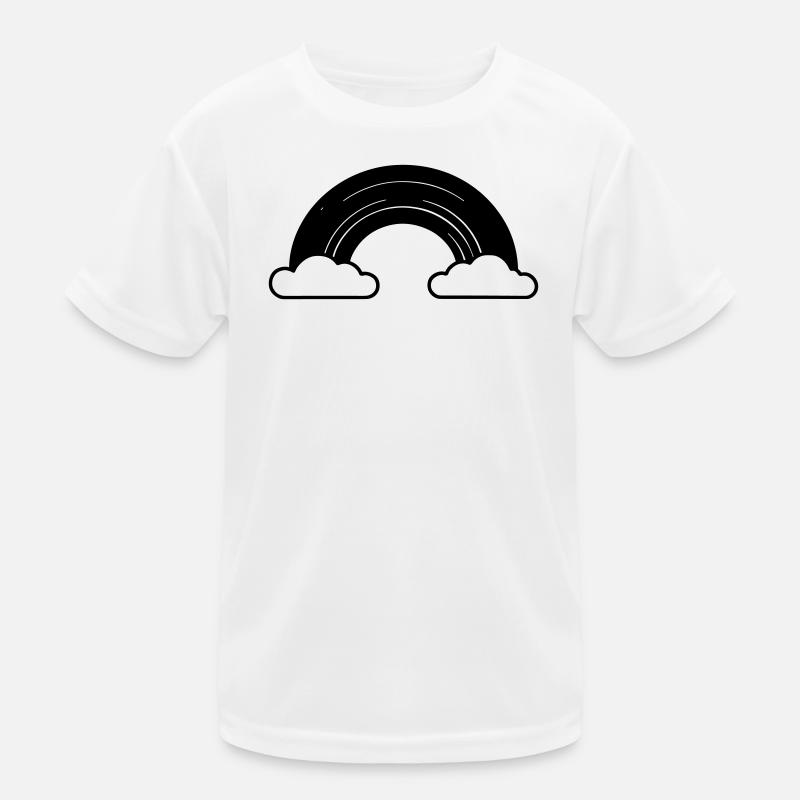 Regenbogen Kinder Funktions-T-Shirt