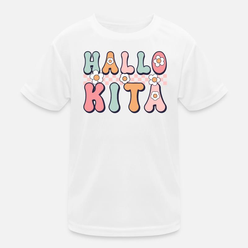 Hello Kita cute design for Kita Start Kids Functional T-Shirt