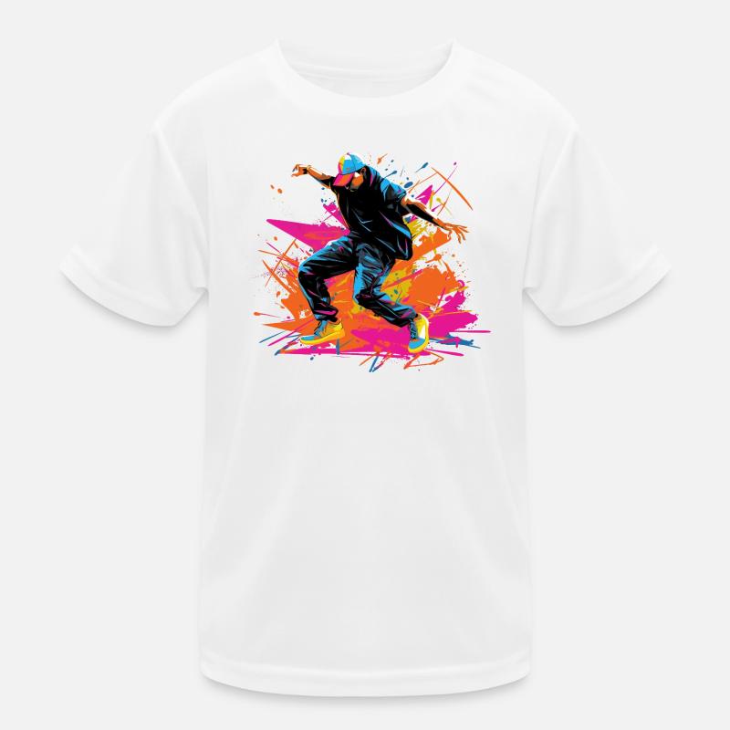 Synthwave rétro B Boy T-shirt sport Enfant