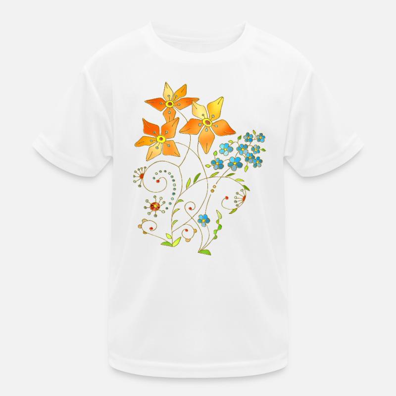 Fiori Maglietta sportiva per bambini