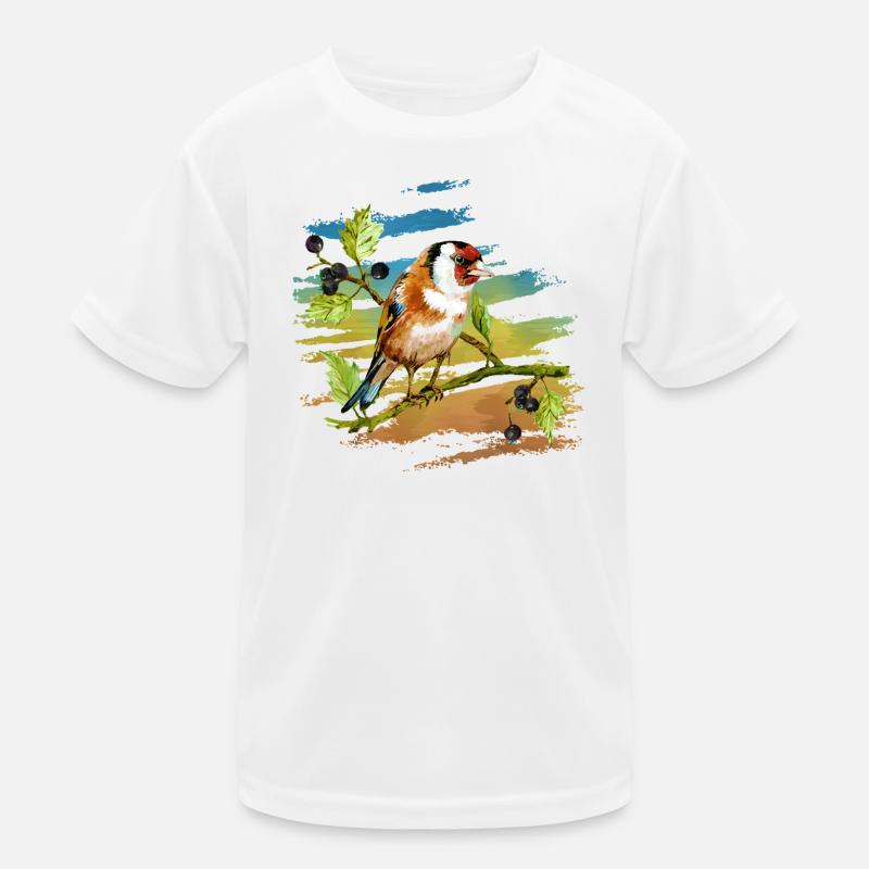 Oiseau coloré T-shirt sport Enfant