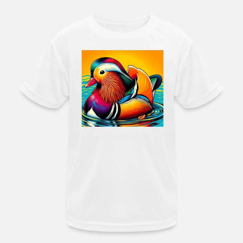 Mandarinente Kinder Funktions-T-Shirt