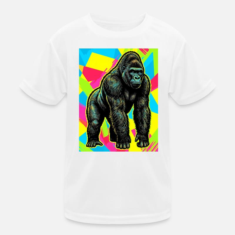 Gorilla Kinder Funktions-T-Shirt