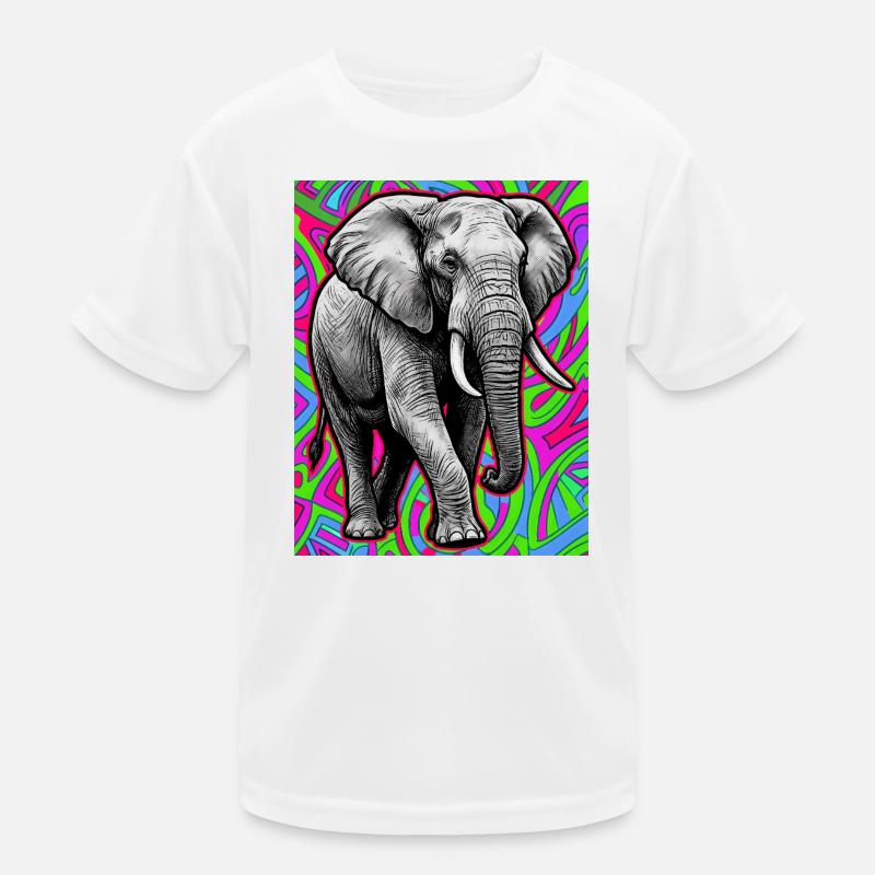 Elefant Kinder Funktions-T-Shirt