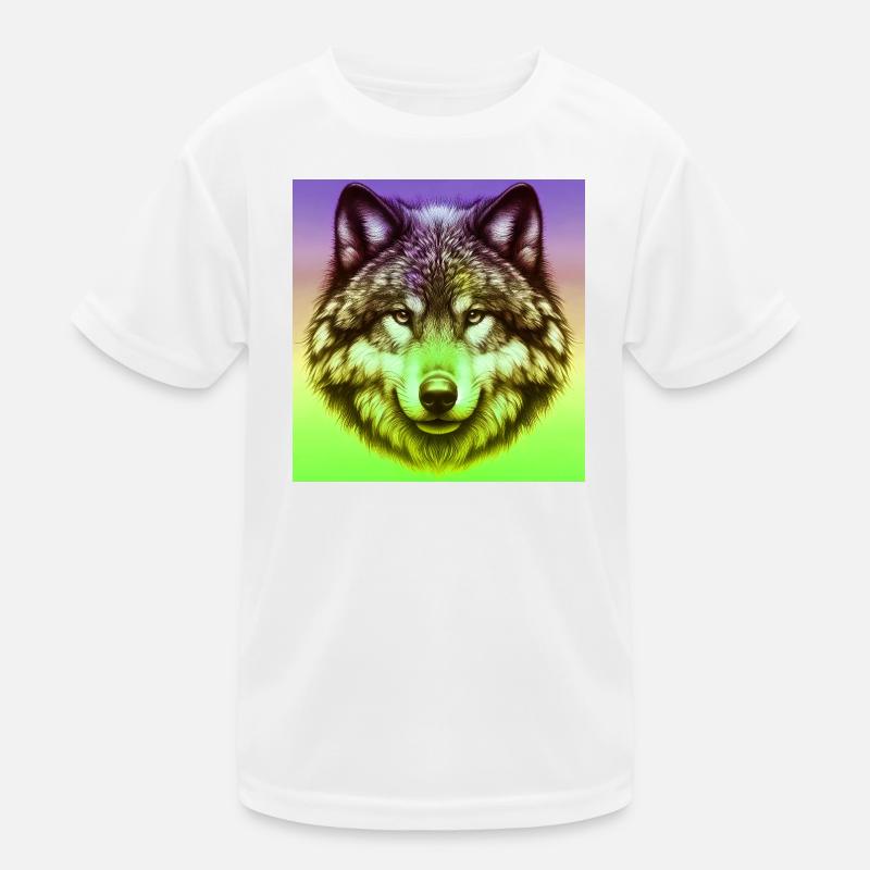 Wolf Kinder Funktions-T-Shirt