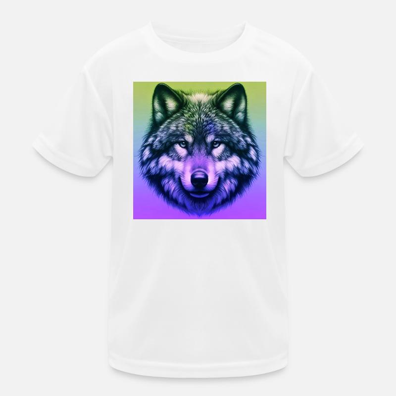 Wolf Kinder Funktions-T-Shirt