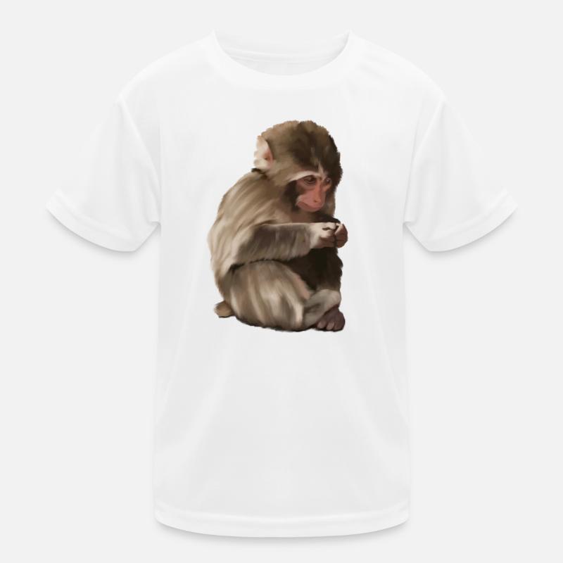 Punch - the lonely monkey Kids Functional T-Shirt