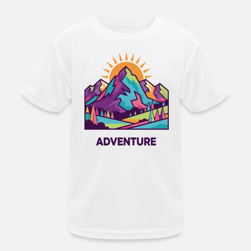 Vivid Summit Adventure Kids Functional T-Shirt