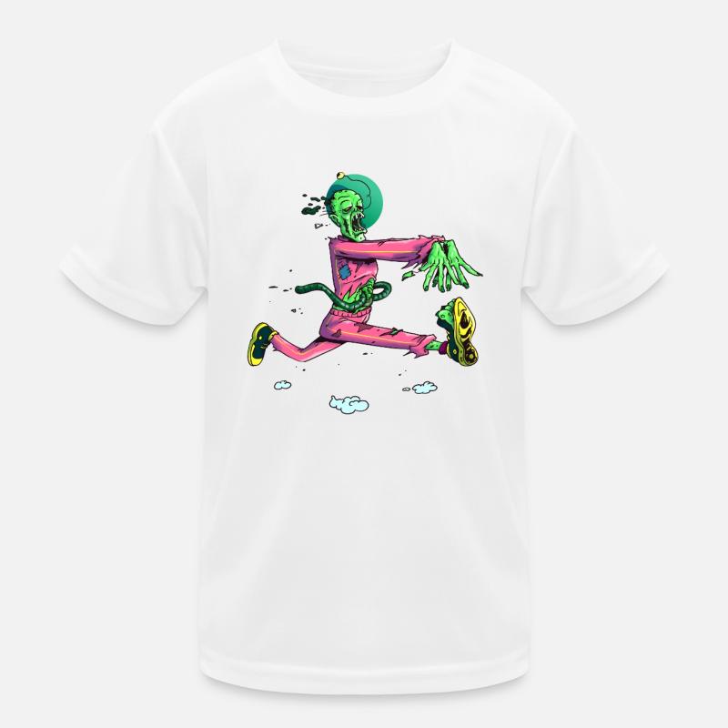 Zombie Runner néon pop T-shirt sport Enfant