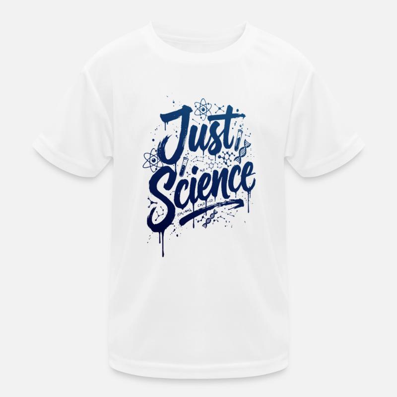 Just Science Blue Splash Kinder Funktions-T-Shirt