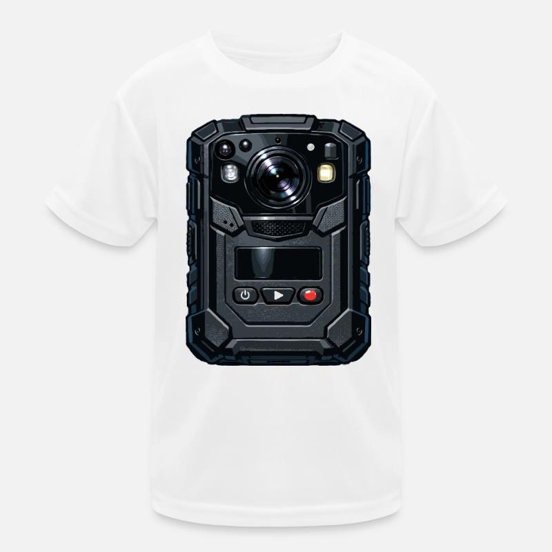 Robuste Action Cam-Illustration Kinder Funktions-T-Shirt