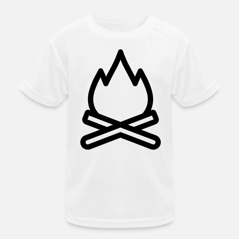 feu de camp T-shirt sport Enfant