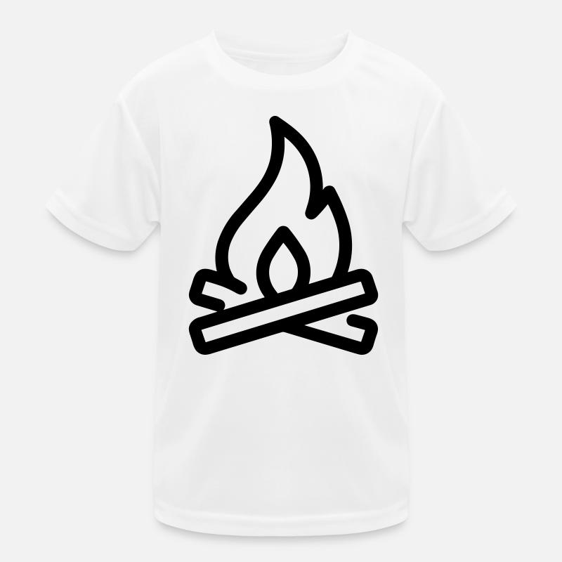 feu de camp T-shirt sport Enfant