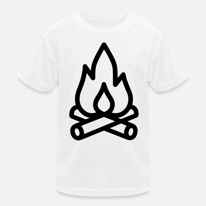feu de camp T-shirt sport Enfant