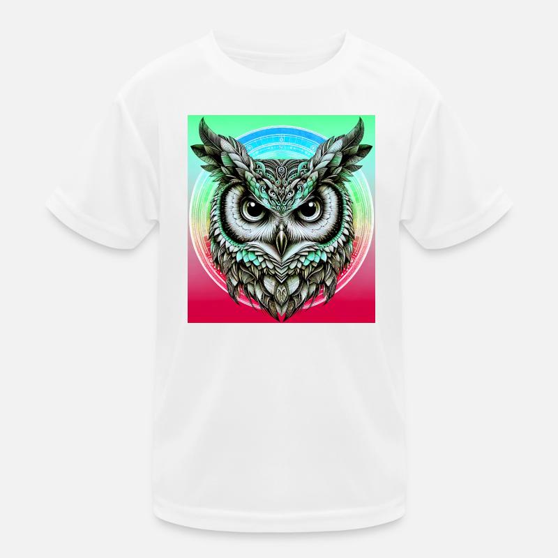 Eule Kinder Funktions-T-Shirt