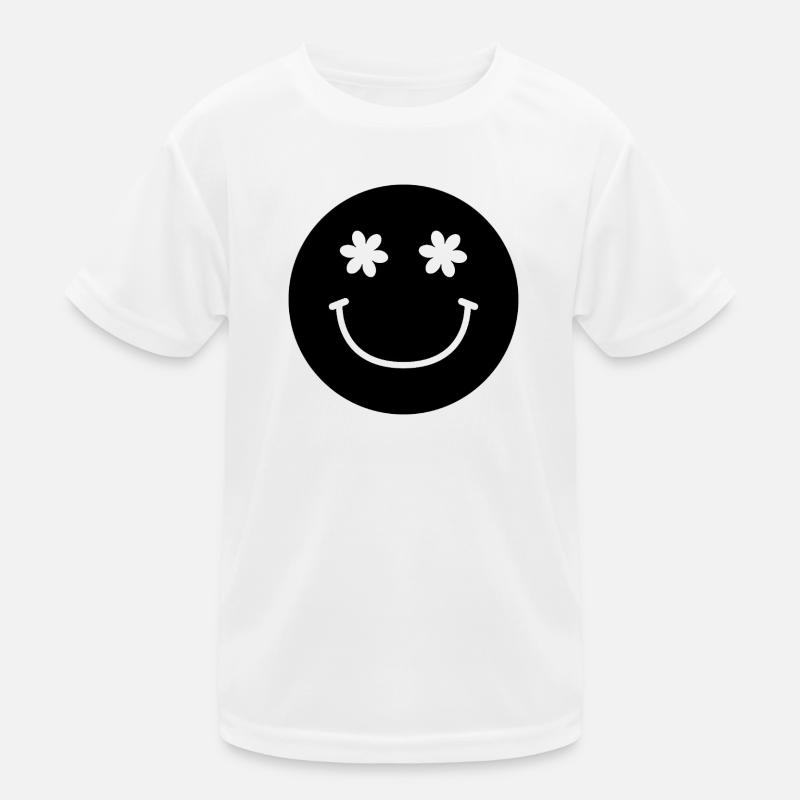 Smiley-Gesicht Kinder Funktions-T-Shirt