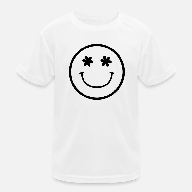 Smiley-Gesicht Kinder Funktions-T-Shirt