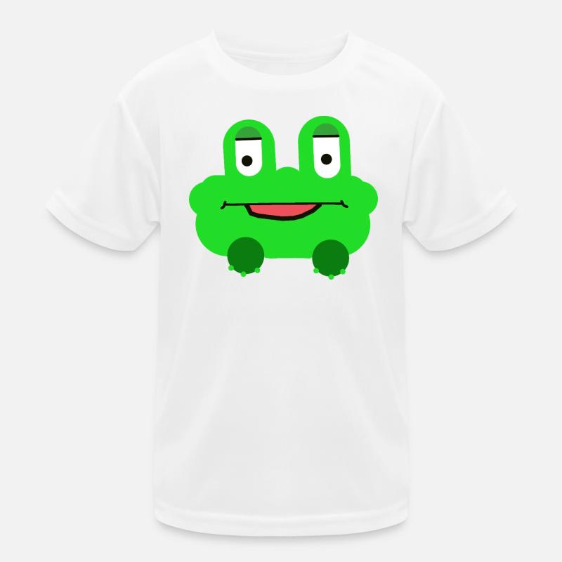 Frog Children Child Cheerful Kids Functional T-Shirt